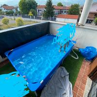 Piscina Bestway 221x150 + Pompa Intex