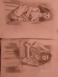 disegno fatto a mano con matita.