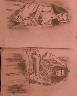 disegno fatto a mano con matita.