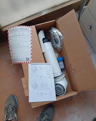 Canna fumaria per caldaia a condensazione