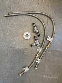 Tubi flex inox 3/8 e T