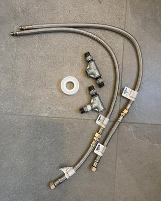 Tubi flex inox 3/8 e T