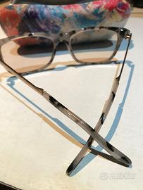 MONTATURE DI 4 OCCHIALI DONNA USATI VERSACE E ALTR