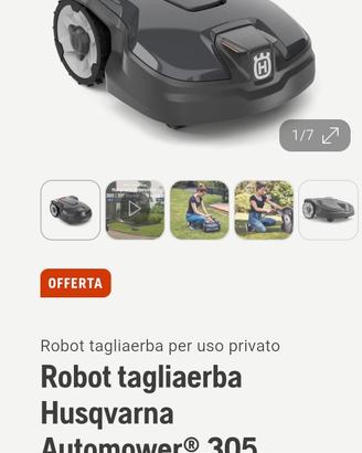 Robot Tagliaerba Husqvarna AM 305 MK II nuovi