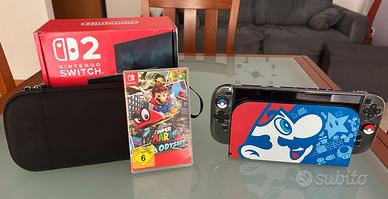 NINTENDO SWITCH 2 + Mario Odyssey + Accessori