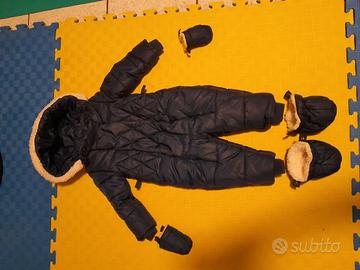 Tutina invernale imbottita impermiabile bambino