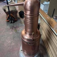 Alambicco distillatore da 100 litri a bagnomaria 