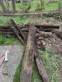 Traversine datate ferrovia