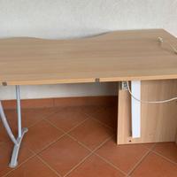 SCRIVANIA + LETTO SINGOLO (RETE E MATERASSO)