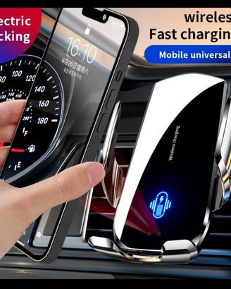 Supporto Auto Magnetico 15W con Ricarica Wireless