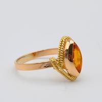 Anello Topazio Marquise Anni ’50