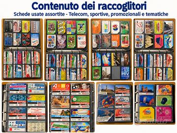 Lotto 237 schede telefoniche da collezione + catal