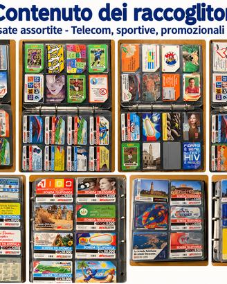 Lotto 237 schede telefoniche da collezione + catal