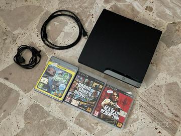 Playstation 3 Slim 120 Gb + 3 giochi