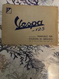 Vespa 125 Vna manuale stazioni servizio originale