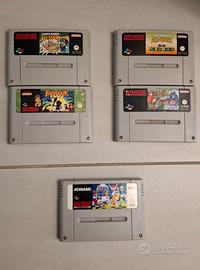 collezione giochi snes super nintendo supernintend