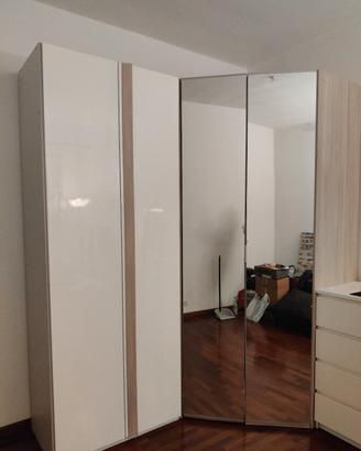 urgent! cabina armadio angolare specchio