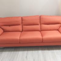 Divano VALSENIO 4 posti colore MATTONE - MAI USATO