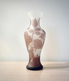 Vaso in vetro Art Nouveau (Gallé)