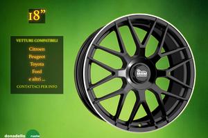 Cerchi in Lega 18" Renault, peugeot e altri