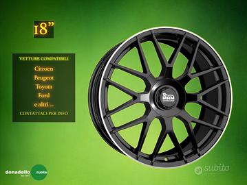 Cerchi in Lega 18" Renault, peugeot e altri