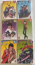 Lupin III Lotto 6 fumetti Planet Manga n 1-6 NUOVI