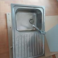 Lavello 1 vasca con miscelatore smeg