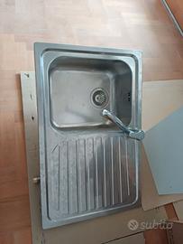 Lavello 1 vasca con miscelatore smeg