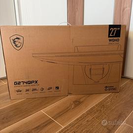 MSI G274QPX 27” WQHD 240Hz Rapid IPS Gaming