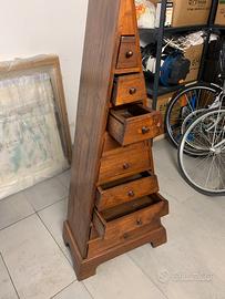 Cassettiera a piramide etnica