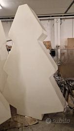 Albero di natale luminoso bianco di Slide