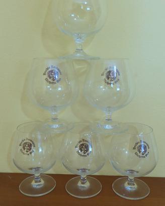 calici brandy vecchia Romagna etichetta oro