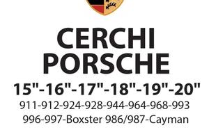 CERCHI Porsche 15-16-17-18-19 ORIGINALI