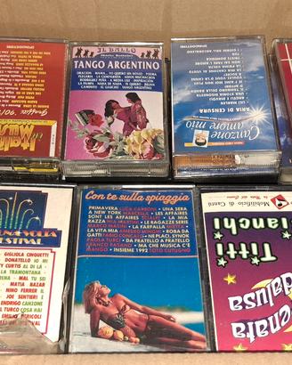  casette musica italiana +di 200 pz