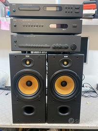 Stereo NAD casse B&W