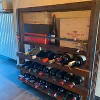 Cantinetta mobile bar portabottiglie vino