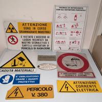 9 Insegne Cantiere Anni 60/70