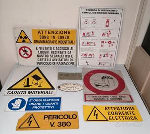 9 Insegne Cantiere Anni 60/70