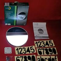 NUMERO CIVICO ILLUMINAZIONE AUTOMATICA SOLARE LED