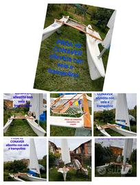 Imbarcazione a vela proa 42