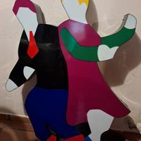 Marco Lodola, Luminosa 121x90x12 con autentica