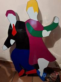 Marco Lodola, Luminosa 121x90x12 con autentica