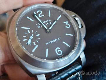 PAM118 Luminor Titanio/Tobacco Dial Garanzia 2033