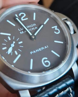 PAM118 Luminor Titanio/Tobacco Dial Garanzia 2033