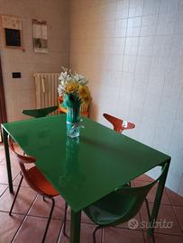 Tavolo in vetro e n.4 sedie DELFY CIACCI KREATY