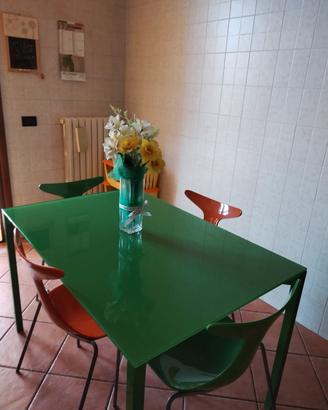 Tavolo in vetro e n.4 sedie DELFY CIACCI KREATY