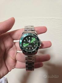 Orologio Submariner Acciaio Inox Hulk