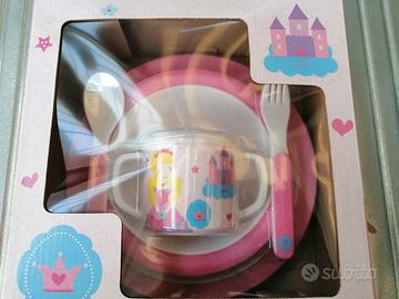 set pappa rosa bambina
