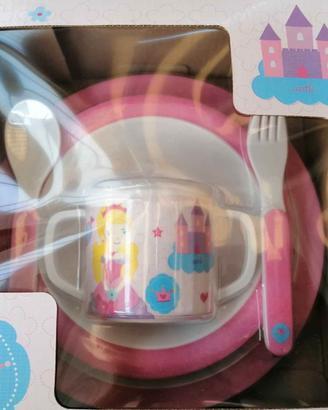 set pappa rosa bambina