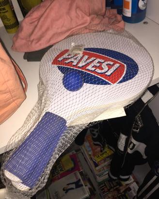 racchette pavesi con pallina nuove 